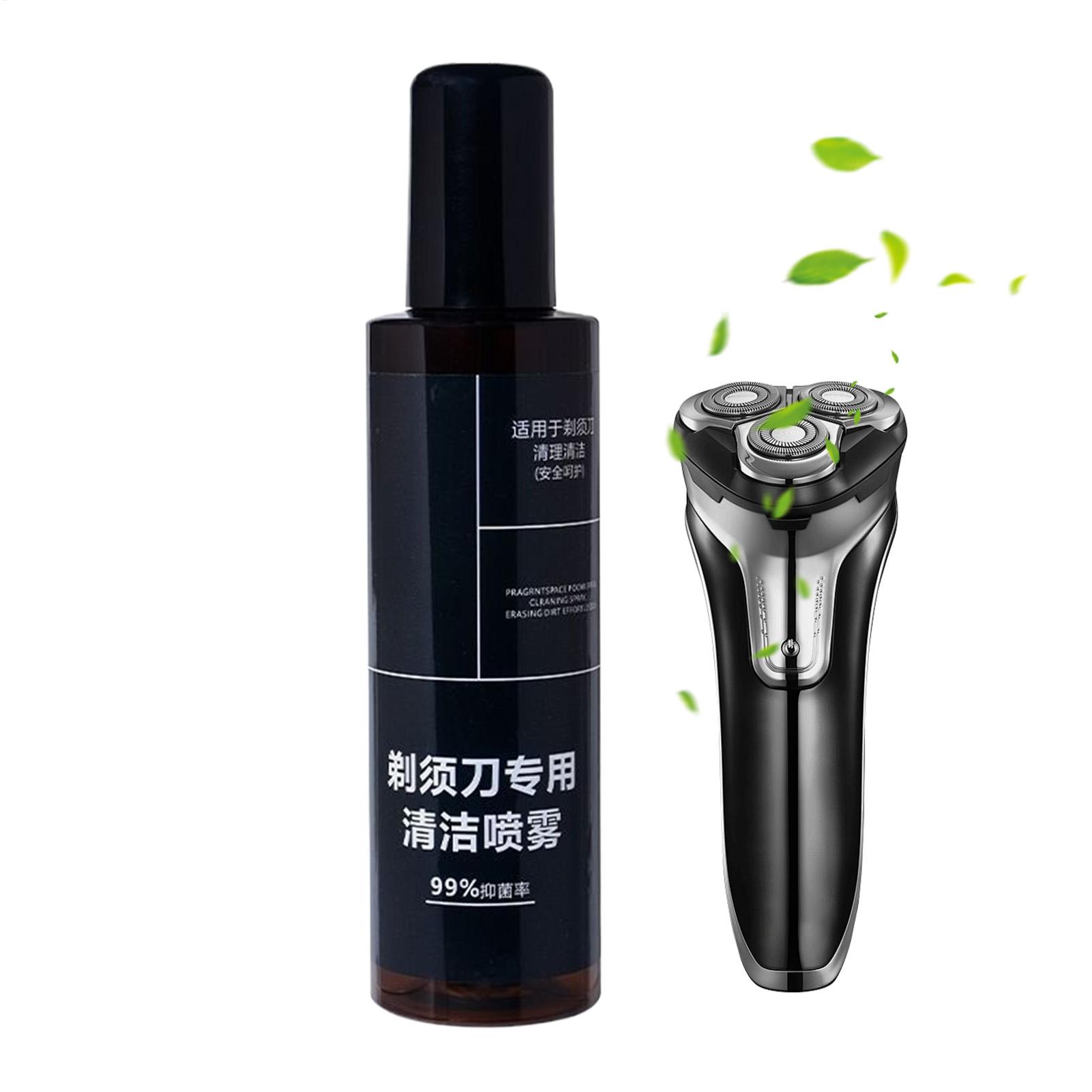 Men'S Grooming Barbershop - 200ml プロフェッショナルシェーバークリーニングスプレー カミソリメンテナンスソリューション、男性用グルーミングツールケア液、サロン理髪店家庭用