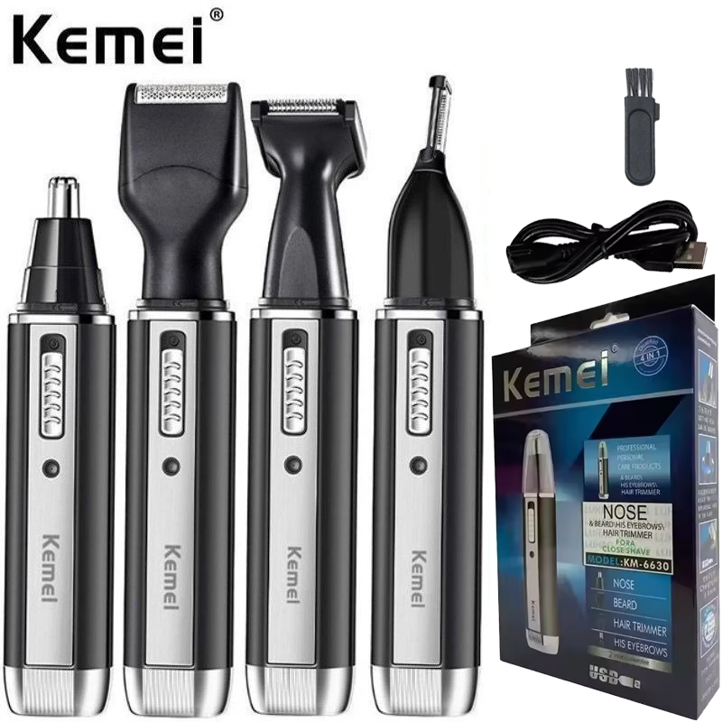 Kemei-6630 鼻毛トリマー 鼻耳クリーナー用 充電式 - Men'S Grooming Electric Trimmer のレビューと価格