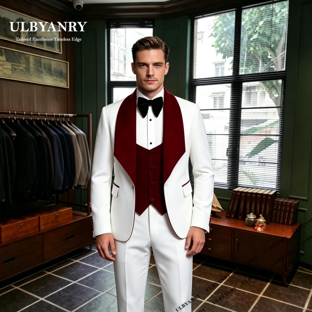 メンズフォーマルスーツセット（ジャケット、ベスト、パンツを含 - Men'S Grooming Trends のレビューと価格