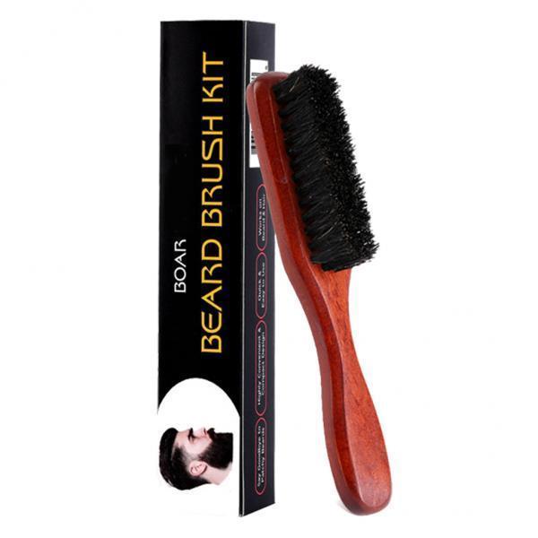 柔らかい木製の髭ブラシ メンズグルーミングキット 天然毛の櫛 - Men'S Grooming Barbershop のレビューと価格