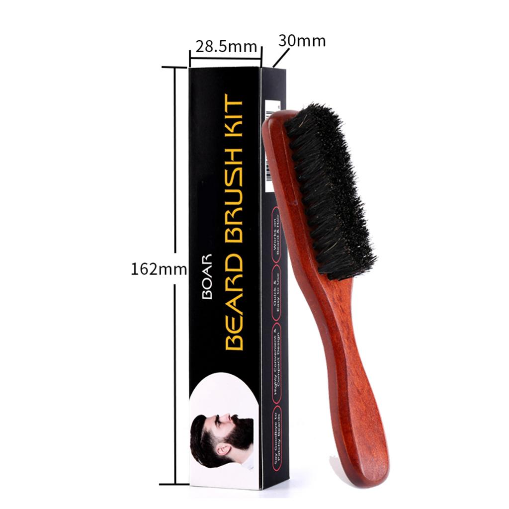 柔らかい木製の髭ブラシ メンズグルーミングキット 天然毛の櫛 - Men'S Grooming Barbershop のレビューと価格