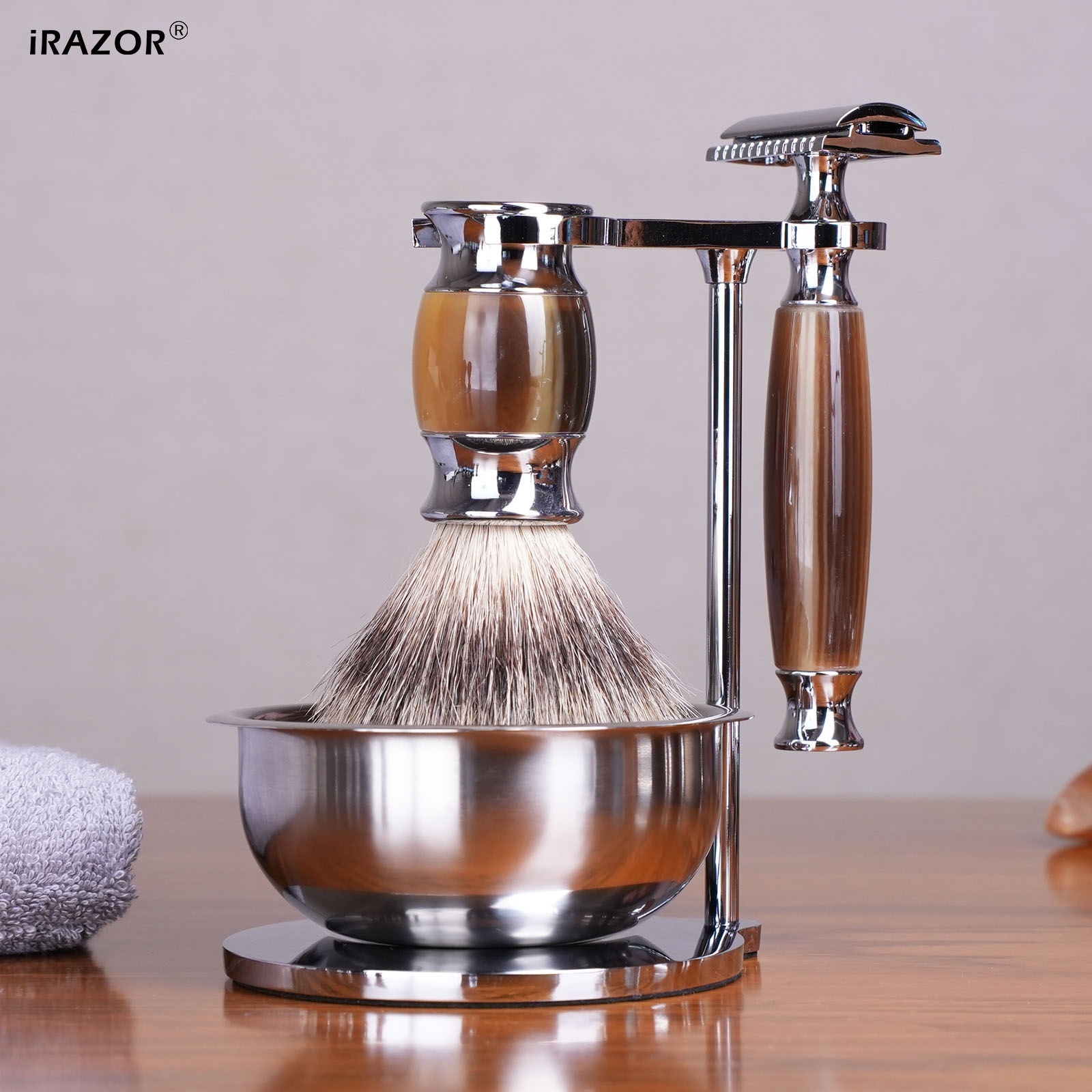 iRAZOR 高級メンズ DE セーフティカミソリ シェービ - Men'S Grooming Barbershop のレビューと価格