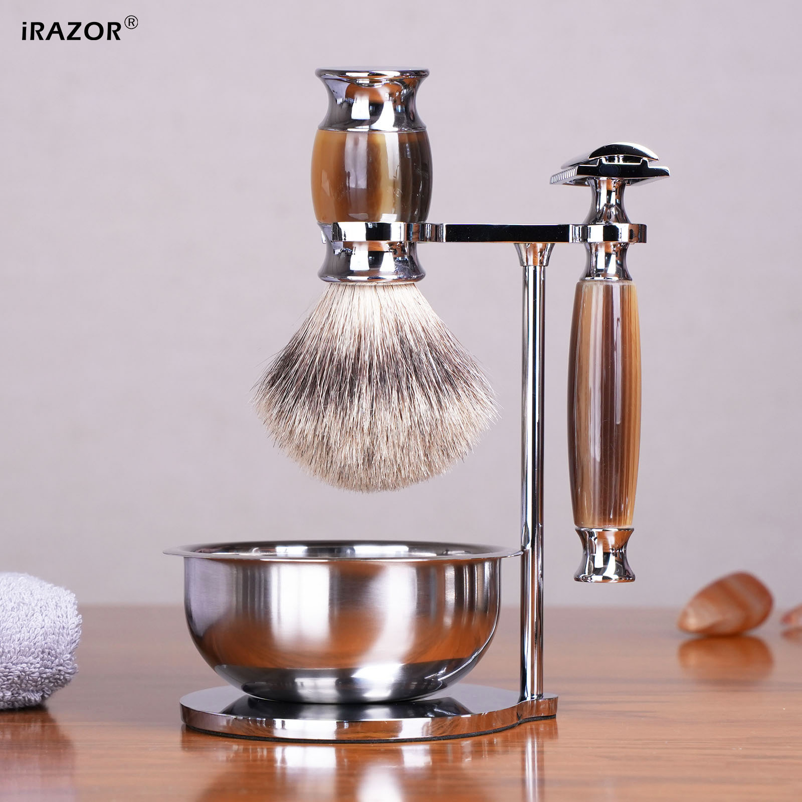 iRAZOR 高級メンズ DE セーフティカミソリ シェービ - Men'S Grooming Barbershop のレビューと価格