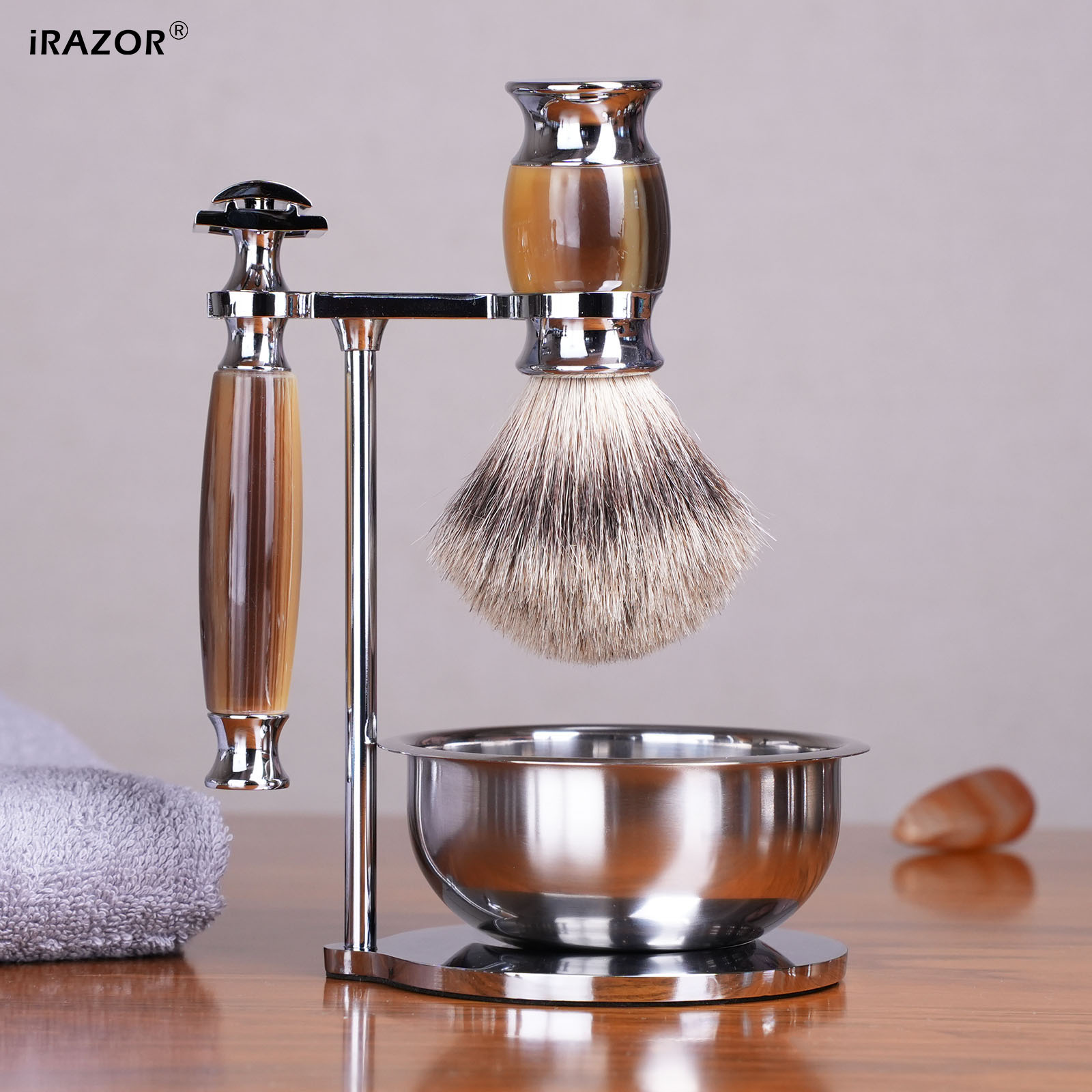 iRAZOR 高級メンズ DE セーフティカミソリ シェービ - Men'S Grooming Barbershop のレビューと価格