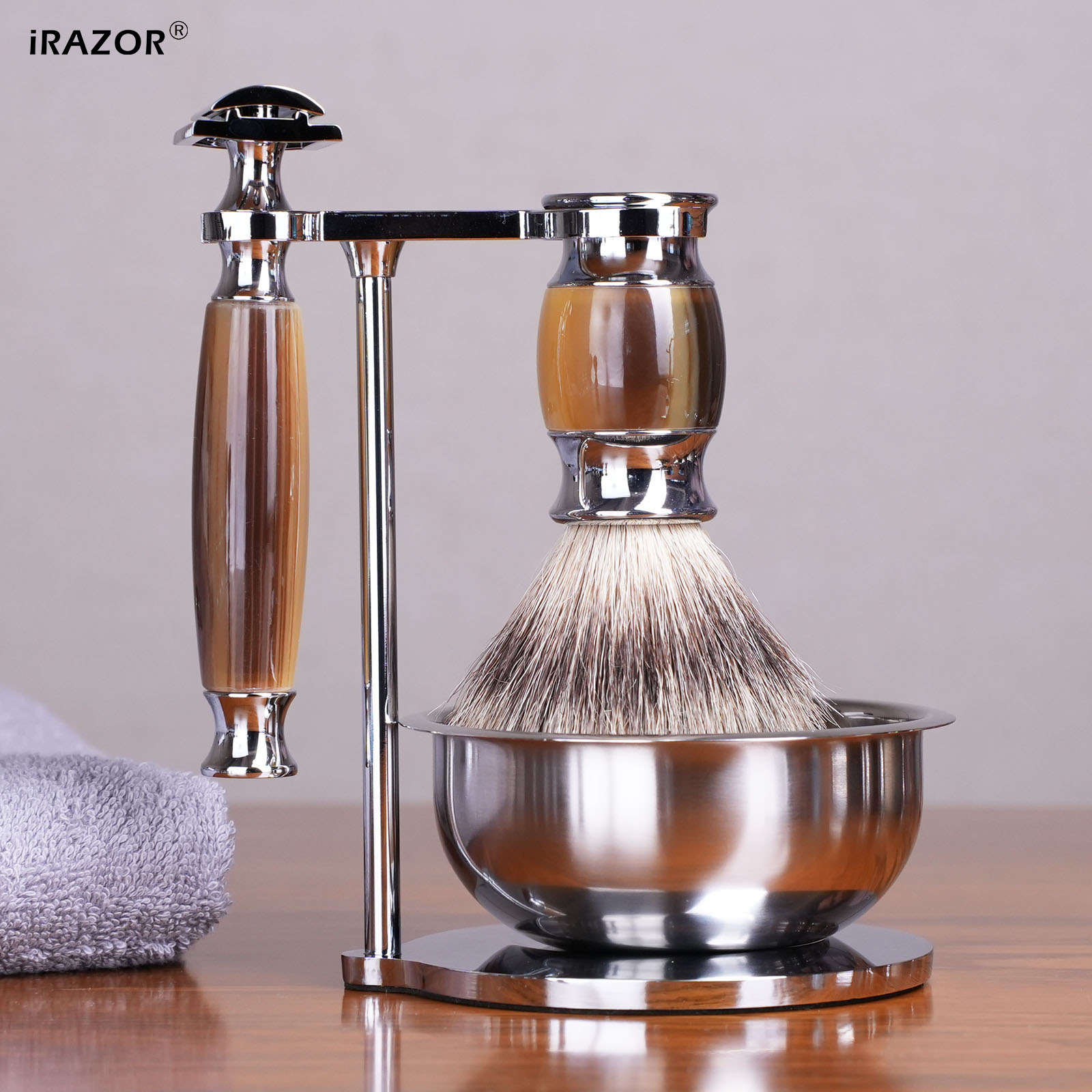 iRAZOR 高級メンズ DE セーフティカミソリ シェービ - Men'S Grooming Barbershop のレビューと価格