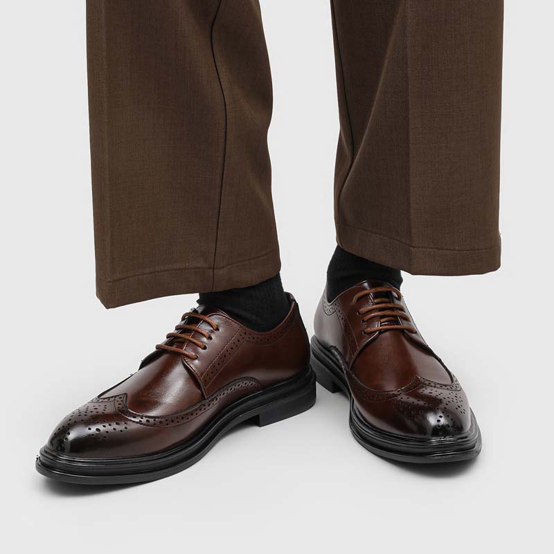カジュアルレザーシューズ男性用結婚式に適したシャープポインテ - Young Men'S Grooming のレビューと価格