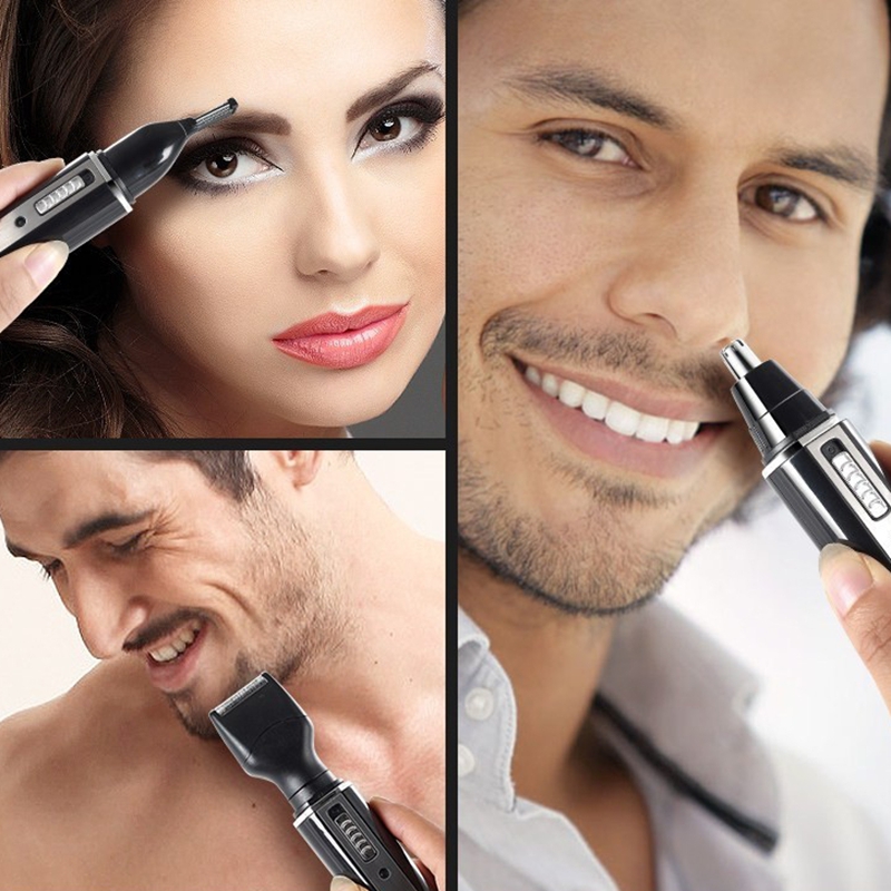 男性用充電式鼻毛トリマー,顔,体,あごひげ,眉毛,耳掃除機, - Men'S Grooming Electric Trimmer のレビューと価格