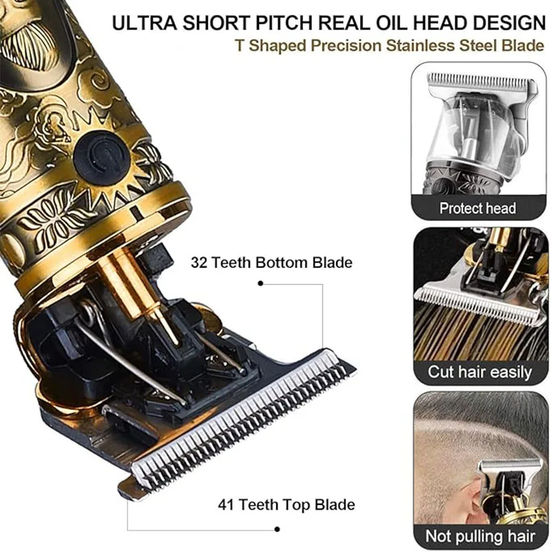 T9 メンズグルーミングキット コードレスバリカン 電気シェ - Men'S Grooming Electric Trimmer のレビューと価格